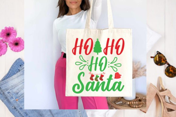 Ho Ho Ho Santa SVG Cut File: Graphics for T-Shirt Designs