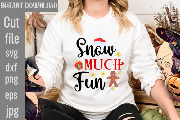 Snow Much Fun SVG Cut File: Graphics for T-Shirt Designs